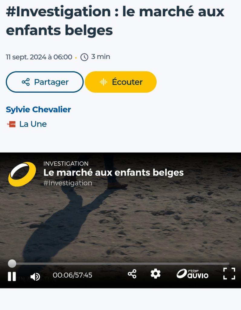 #Investigation : le marché aux enfants belges